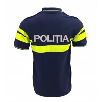 EMBLEMA SPATE VESTA TACTICA / TRICOURI / CAMASI / JACHETE / ETC. - POLITIA ROMANA 28 CM  X 10 CM - Blue Navy ( DIMENSIUNE PERSONALIZATA IN FUNCTIE DE NECESITATI / NEVOI )