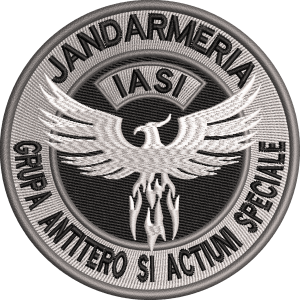 EMBLEMA JANDARMERIA IASI - GRUPA ANTITERO SI ACTIUNI SPECIALE