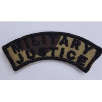 Patch-uri militare / EMBLEME – MILITARY JUSTICE