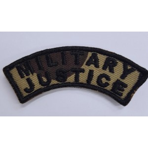Patch-uri militare / EMBLEME – MILITARY JUSTICE