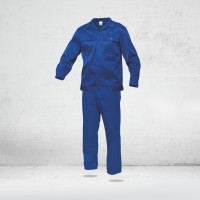 Salopeta de lucru ( set pantalon CU PIEPTAR + jacheta ) COMANDA SPECIALA - ALBASTRU ROYAL