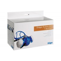 Set Vopsitor - Semimasca tip  X-plore 3300 cu 2 filtre tip A2 P3 