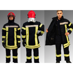 Costum pompier Nomex hidrofobizat, ignifugat, antistatic 
