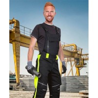 Pantaloni de lucru cu pieptar NEON - H6402
