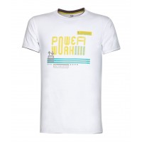 Tricou 4TECH POWERWORK alb - H9329