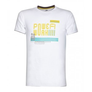 Tricou 4TECH POWERWORK alb - H9329