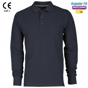 Tricou polo cu maneca lunga 100% bumbac FLORENCE