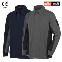 Tricou POLO ML PINUS stretch cu maneca lunga