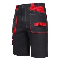PANTALON LUCRU BUMBAC SCURT / NEGRU/H-170