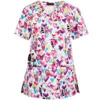 Bluza medicala   Happy Hearts   (CK616HAP)