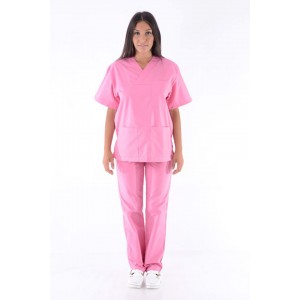 Costum medical roz deschis - unisex