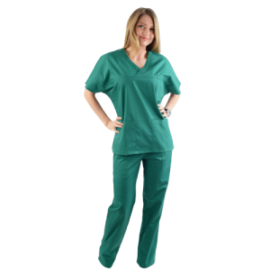 Costum medical verde chirurgical - unisex