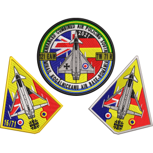 EMBLEMA F-16 EUROFIGHTER ESCADRILA 71 TYPHOON SET