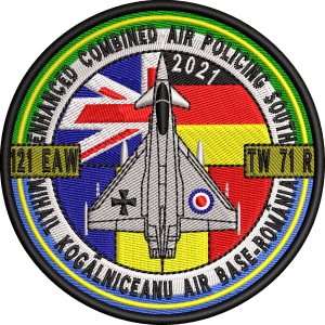 EMBLEMA F-16 EUROFIGHTER ESCADRILA 71 TYPHOON