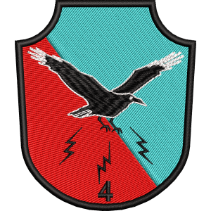 EMBLEMA GRUPUL 4 RAZBOI ELECTRONIC  ( BATALIONUL 147 )