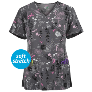 Bluza medicala   Green Town BC Floral Hope   (GT507BCF)