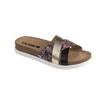 Papuci cu talpa ortopedica Leon 1201 negru - dama