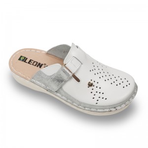 Saboti medicali Leon 261 alb - dama