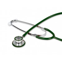 Stetoscop de aluminiu cu capsula dubla GIMA - verde (32568)