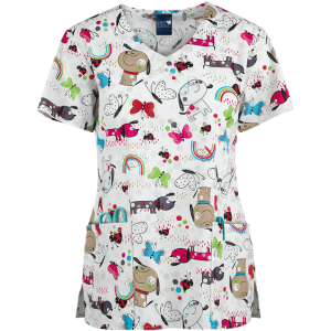 Bluza medicala   Zoe + Chloe Over the Rainbow   (Zc122OVR)